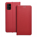LUNA Book Carbon jaoks SAMSUNG A71 punane