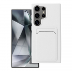 &Uuml;mbris jaoks Samsung S24 ULTRA Card &Uuml;mbris valge