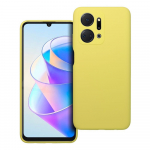 Silikoninis dėklas 2mm HONOR X7A citrininis