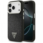 Guess Glitter Triangle Logo MagSafe &Uuml;mbris jaoks iPhone 17 Pro - Must