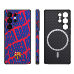 FC Barcelona dėklas Samsung Galaxy S25 Ultra magnetinis dėklas MagSafe OCFCBMCS25UBC BC