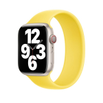APPLE silikoonist Solo rihm Apple Watch MQW63ZM/A 44MM/45MM/46MM/49MM SIZE 7 CANARY YELLOW originaalplomm