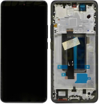 Ekranas Xiaomi Redmi Note 13 Pro+ 5G su lietimui jautriu stikliuku ir rėmeliu Midnight Black originalus (service pack)