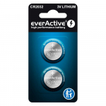 everActive CR2032 mini ličio baterija - lizdinė plok&scaron;telė 2 vnt.
