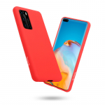 Crong Color Cover &uuml;mbris Huawei P40 telefonile, punane