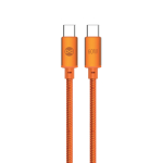 Forever Saffron kaabel USB-C - USB-C 1,0 m 60W oranž