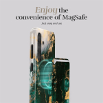 MIO Green Marble Magsafe &uuml;mbris kaardihoidjaga