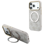 Guess 4G Classic Logo &uuml;mbris seadmele iPhone 18 Pro / 17 Pro, 360&deg; r&otilde;ngastoega, MagSafe-&uuml;hilduv &ndash; roosa