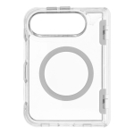 Case for iPhone Duo Forcell F-Protect 4sD-i Clear 2.5 mm Premium Hinge compatible with MagSafe transparent