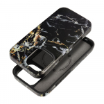 &Uuml;mbris jaoks iPhone 16 Forcell F-Protect Mirage compatible with Magsafe Military Drop-Test must marble