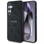 GUESS &uuml;mbris jaoks SAMSUNG S25 GUHMS25SG4GFRK (Magnetic PU 4G Ring Classic Logo) must