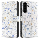 Tech-Protect Wallet &Uuml;mbris jaoks Samsung Galaxy A26 5G / A17 4G / 5G - Daisies with Leaves