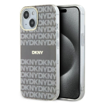 DKNY IML Mono & Stripe MagSafe &uuml;mbris jaoks iPhone 15 / 14 / 13 - beige