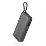 Cuktech CUKP200NGLDG 55W 20000mAh Powerbank sisseehitatud USB-C kaabliga - Hall