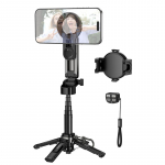Otse&uuml;lekande statiiv Hoco magnetilise ja universaalse kinnitusega juhtmevaba puldiga K27 PRO must