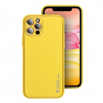 Dėklas "Forcell Leather" skirtas Samsung A037 A03s geltonas