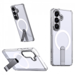 Hybrid Armor X &uuml;mbris Samsung Galaxy A57 jaoks statiiviga &uuml;hilduv MagSafe-ga l&auml;bipaistev