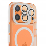 Lens Mag Cover &uuml;mbris mudelile iPhone 17 Pro / 18 Pro, MagSafe'iga &uuml;hilduv &ndash; valge