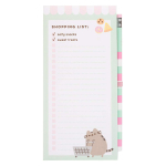 Pusheen magnetiga ostunimekirja m&auml;rkmik k&uuml;lmkapile koos pliiatsiga, 10 &times; 21 cm