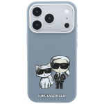 Helesinine KARL LAGERFELD &uuml;mbris IPHONE 18 Pro Max/ 17 Pro Max (Smooth Karl & Choupette Bodies) jaoks, &uuml;hildub MagSafe'iga
