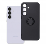 SILIKONINIS ŽIEDAS dėklas telefonui SAMSUNG S25 FE juodas