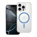 Drop Glue spalvingas magnetinis dėklas telefonui, suderinamas su MagSafe, skirtas IPHONE 12 MINI, &scaron;viesiai mėlynas