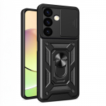 Hybrid Armor Camshield &Uuml;mbris jaoks Xiaomi POCO C65 / Redmi 13C Armored &Uuml;mbris with Camera Protector - must