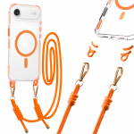 Tel Protect Strap Clear &Uuml;mbris jaoks Iphone 17 Air oranž