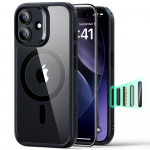 ESR Classic Hybrid MagSafe + Karastatud klaas Set jaoks iPhone 17 - Clear Must