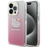 Hello Kitty IML Gradient Electrop Kitty Head &uuml;mbris jaoks iPhone 14 Pro Max - roosa