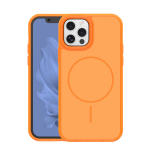 Frame Thin Mag dėklas for iPhone 12 / 12 Pro 6,1" oranžinis