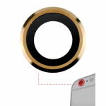 Galinės kameros stikliukas skirtas Apple iPhone 6 Plus / 6S Plus galinės kameros stikliukas auksinis