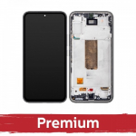 LCD ekranas suderinamas su Samsung A546 A54 5G su rėmeliu / juodas / OEM