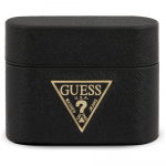 Guess Saffiano AirPods Pro Cover - Black