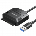 Ugreen CR108 2.5'' / 3.5'' k&otilde;vaketta adapterkaabel (USB-A 3.0 - SATA) - must
