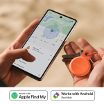 Chipolo LOOP &ndash; laetav Bluetooth j&auml;lgija silikoonsilmusega iOS & Android, Coral