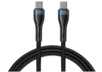USB-C kuni USB-C kaabel PremiumCord 60W 1 m, must