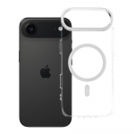 &Uuml;mbris iPhone 17 AIR Frame Clear Hybrid Mag Cover &uuml;hilduv MagSafe-ga l&auml;bipaistev