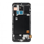 FIXCELL AMOLED LCD-ekraan raamiga SAMSUNG A40 jaoks, must (vahetatud klaas)