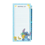 Disney Stitch Tropical magnetiga ostunimekirja m&auml;rkmik k&uuml;lmkapile koos pliiatsiga, 10 &times; 21 cm