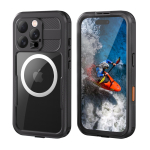 Crong Seal Cover IP68 veekindel &uuml;mbris iPhone 16 Prole, must