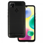 Back &Uuml;mbris CARBON jaoks XIAOMI REDMI 10A Must