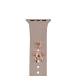 Pin Charms set jaoks watch straps bow rose kuldne