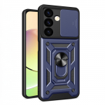 Hybrid Armor Camshield &uuml;mbris jaoks Xiaomi POCO C65 / Redmi 13C armored &uuml;mbris with camera cover - sinine