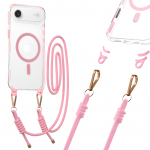 Tel Protect Strap Clear &Uuml;mbris jaoks Iphone 17 Air roosa