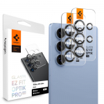 Spigen Optik Pro GLAS.TR EZ FIT 2-pack Camera Cover jaoks Samsung Galaxy S25 Ultra - must
