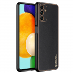 Dux Ducis Yolo elegantne &ouml;koloogilisest nahast kate Samsung Galaxy A13 5G mustale mudelile