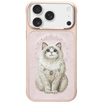 Nimmy Lucky Fashion Cat MagSafe dėklas iPhone 17 Pro rožinis