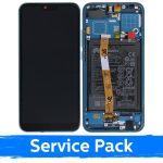 LCD Ekraan &Uuml;hildub Huawei Honor 10 Koos Frame / Roheline / (Service Pack)