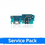 Charging Port &Uuml;hildub Samsung A127 A12s Koos Flex / Plata 100% original (Service Pack)